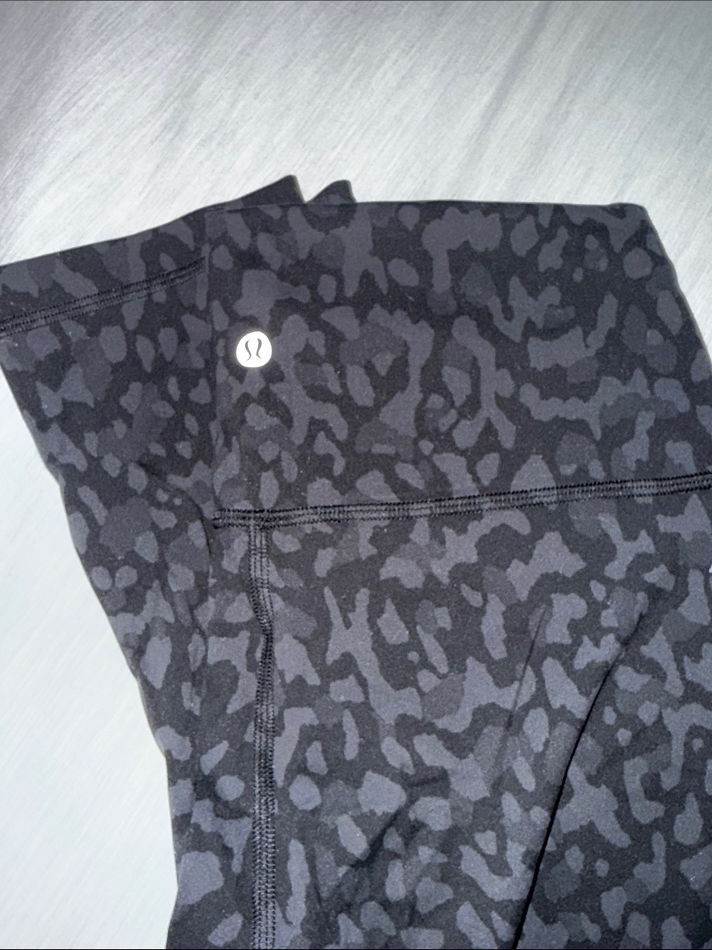 lululemon athletica Black & Charcoal Leopard Print Leggings
